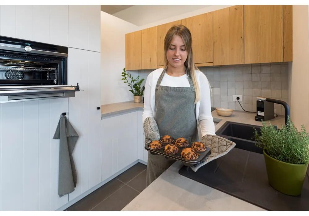Комплект от 3 сиви кухненски кърпи , 50 x 70 cm - Tiseco Home Studio