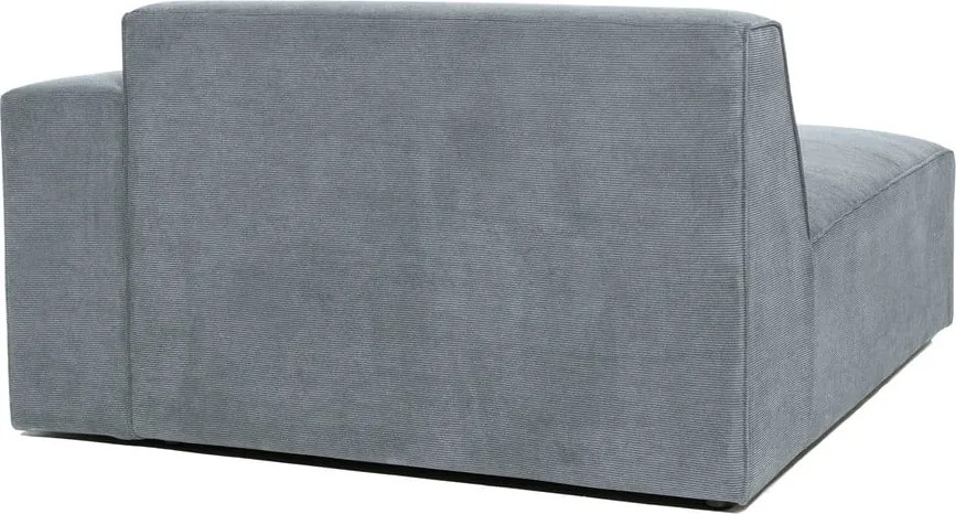 Сив модулен диван от рипсено кадифе (десен ъгъл) Sting – Scandic