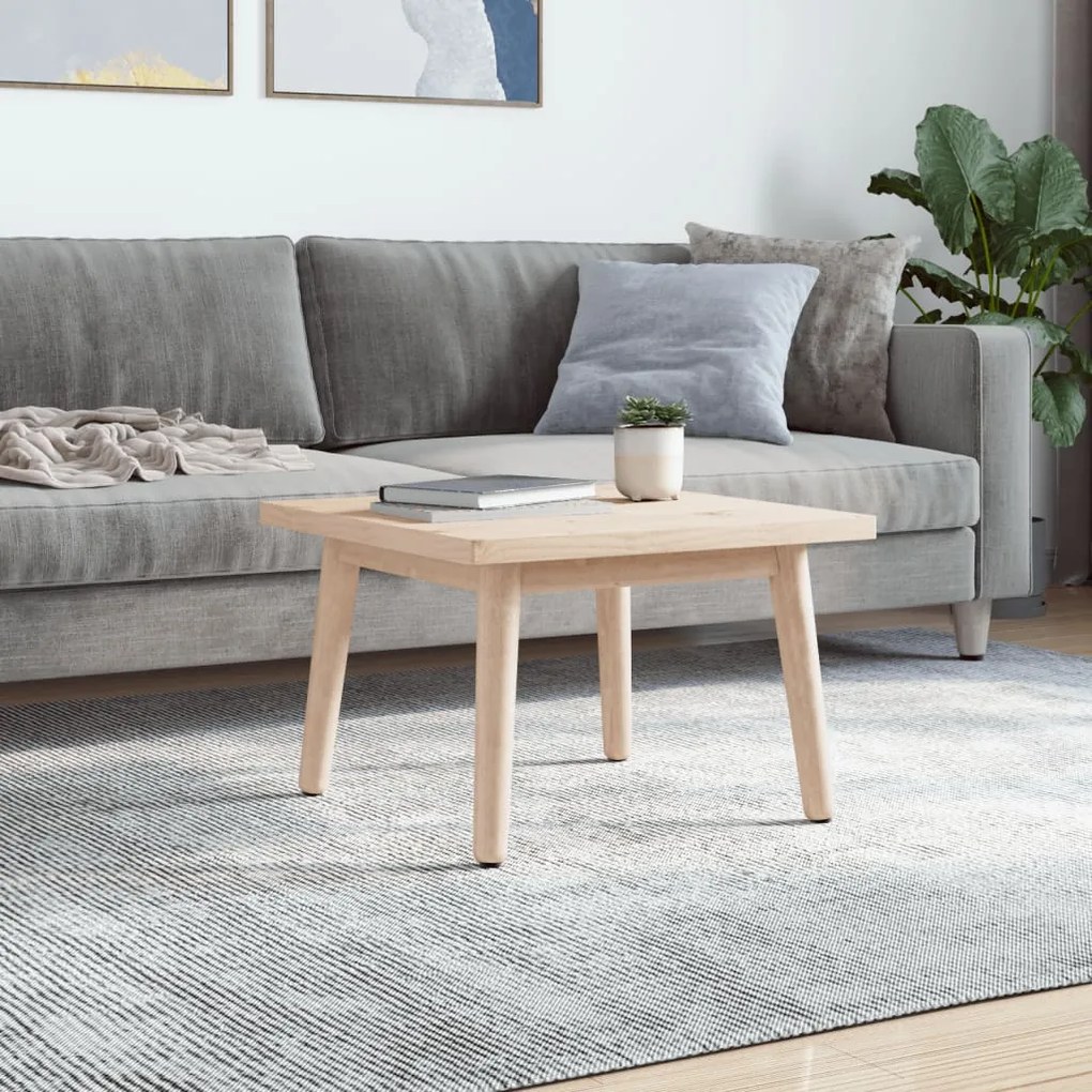 824375 vidaXL Плот за маса, 50x50x2,5 см, бор масив, квадратен