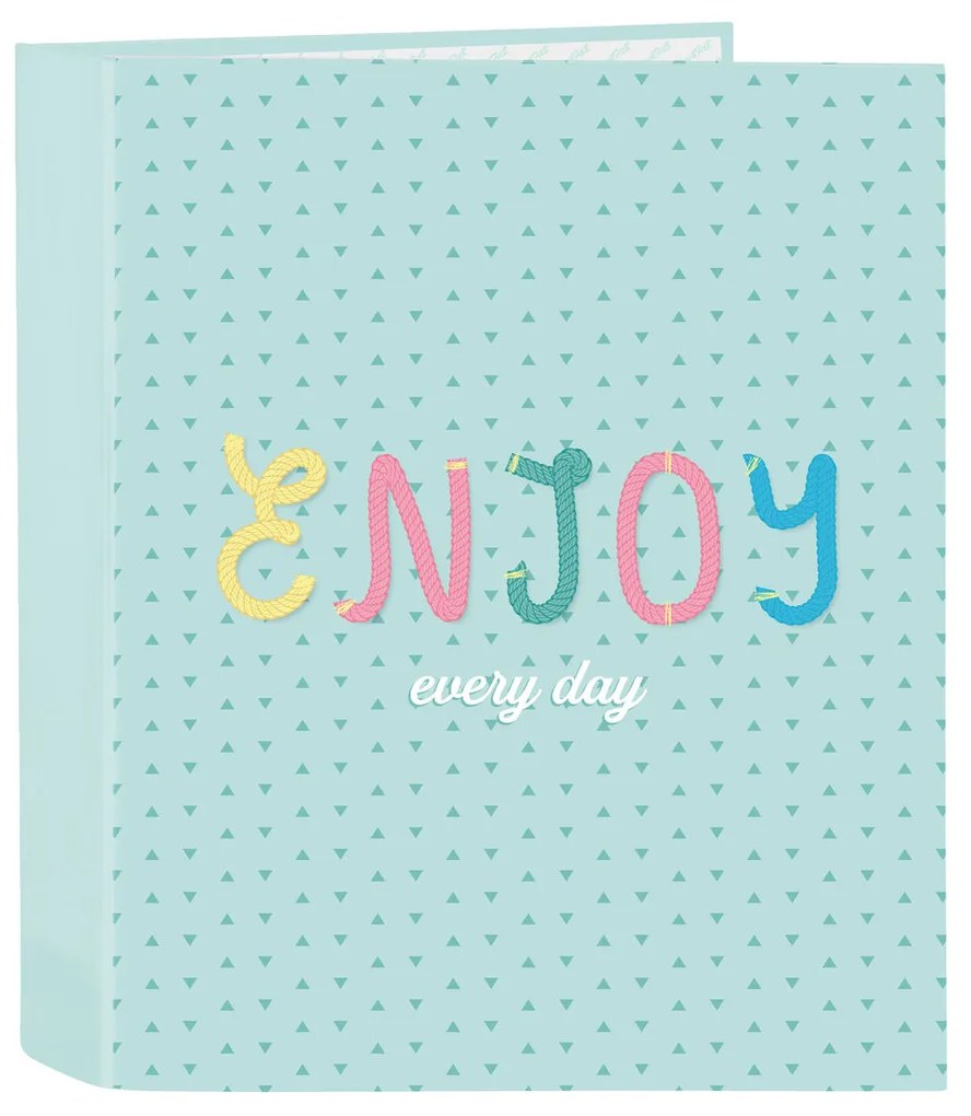 Папка с пръстени BlackFit8 Enjoy Зелен A4 27 x 33 x 6 cm