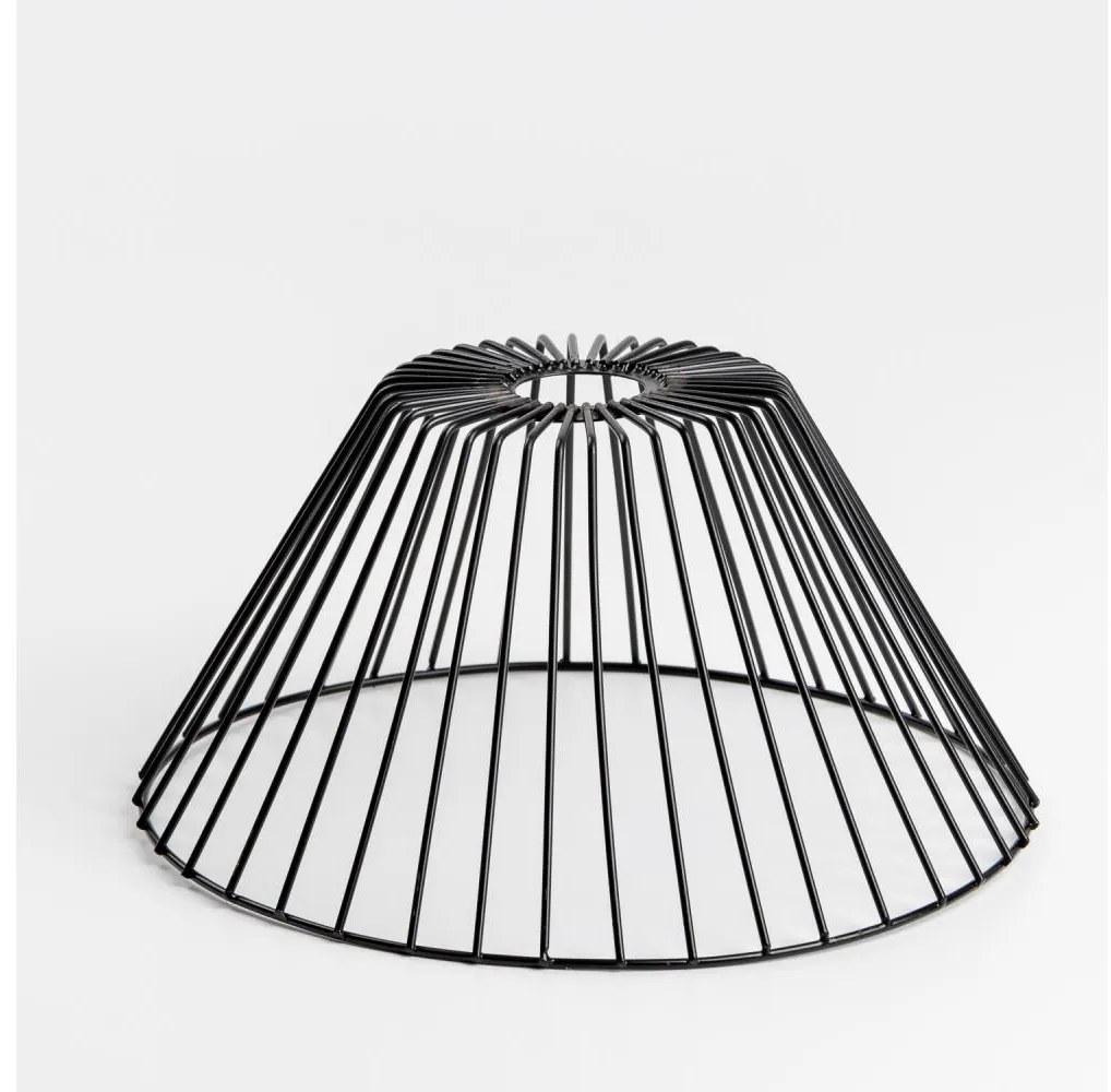Универсален абажур CURITIBA, диаметър 30 см, черен