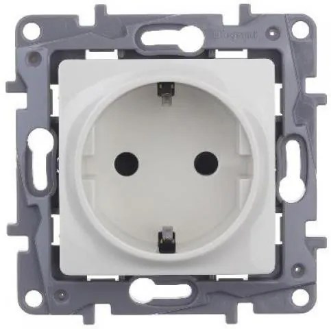 Legrand Контакт ШУКО 16A цвят Бял Niloe  - 764539