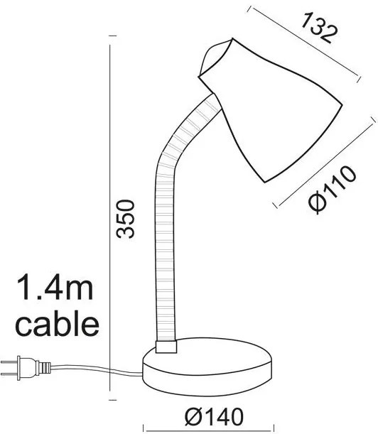 Настолно осветление Yuppie-Leuko-Portokali