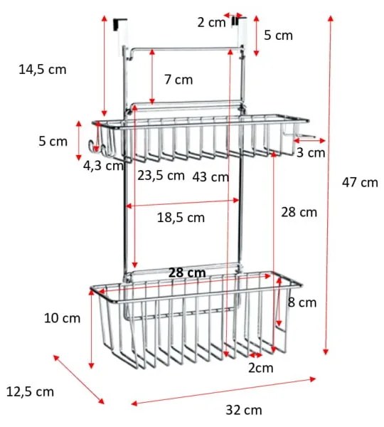 Висяща кошница с щипка - Wenko