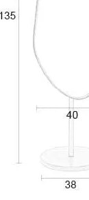 Стоящо огледало 40x135 cm Dropz – White Label