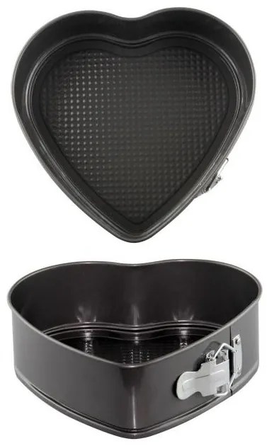 Алуминиева форма за блат СЪРЦЕ с подвижно дъно 20x22xh7см BAKERY-(HC-981190) - Horecano