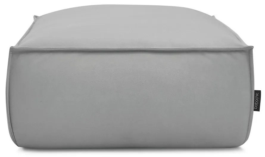 Светлосива табуретка от изкуствена кожа Boheme – Bobochic Paris