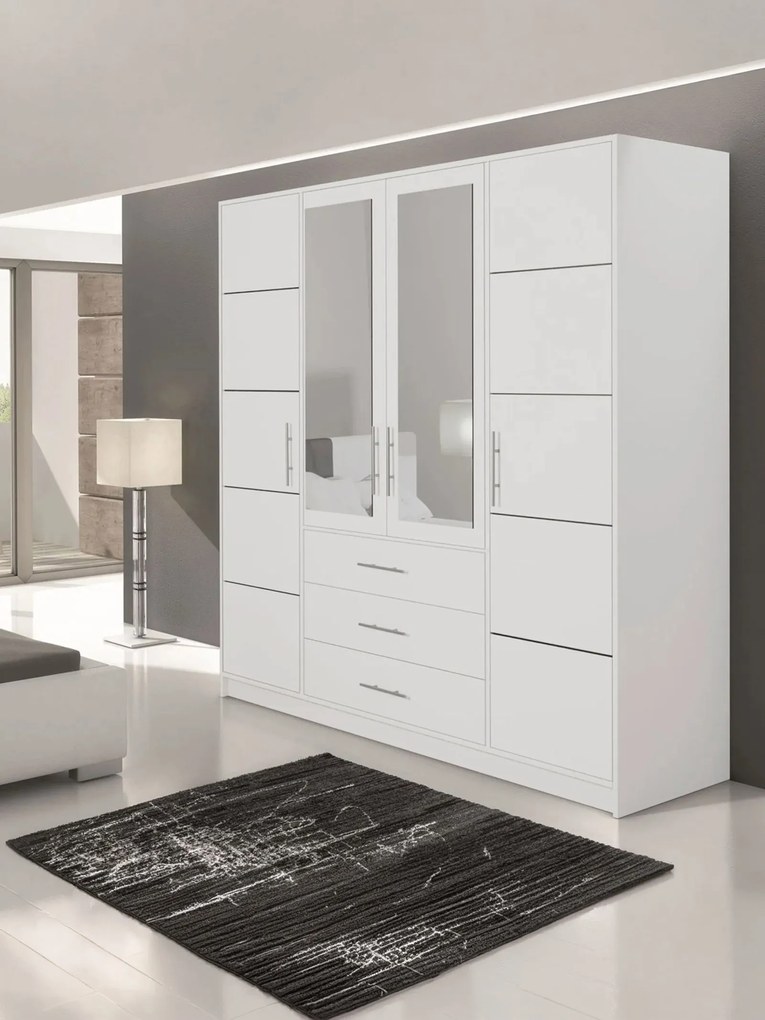 Гардероб Bali 4D 4-врата-White