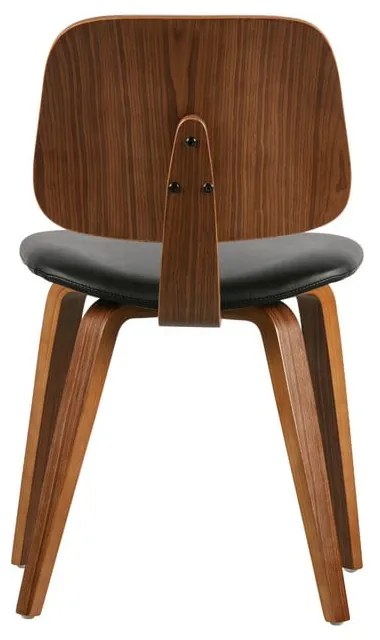 Трапезен стол от орех с тапицерия от изкуствена кожа Classic - vtwonen