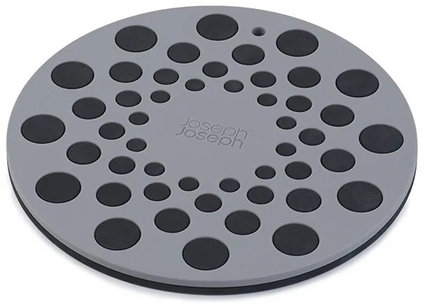 Подложки за топло сервиране Joseph Joseph 20174, 17 см, Топлоустойчиви до 220C, Сив/черен