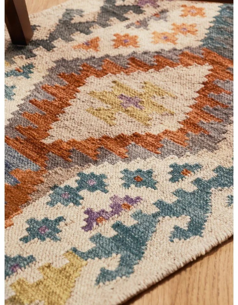 Двустранна/ръчно изработена вълнена пътека 60x190 cm Kamal Oasis – Nouristan