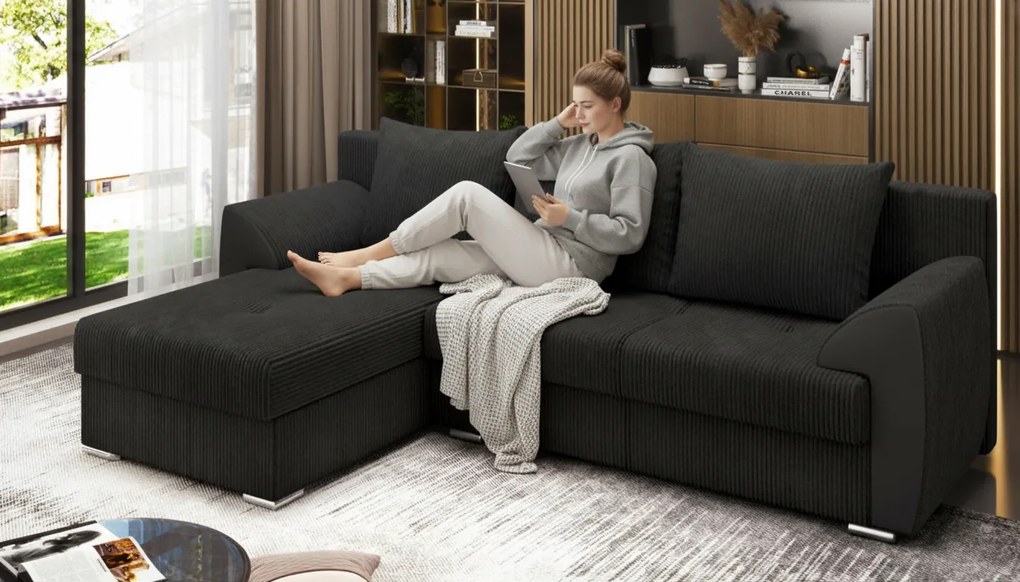 Разтегателен ъглов диван Норд