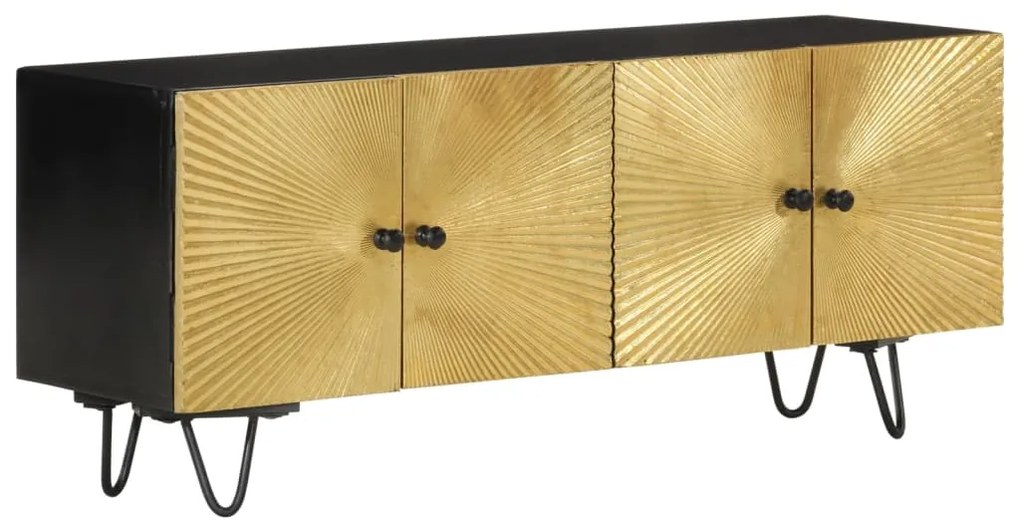 351625 vidaXL ТВ шкаф, 110x30x45 см, дърво манго масив