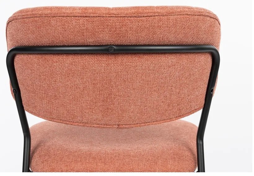 Трапезни столове в цвят сьомга в комплект от 2 броя Jolien - White Label