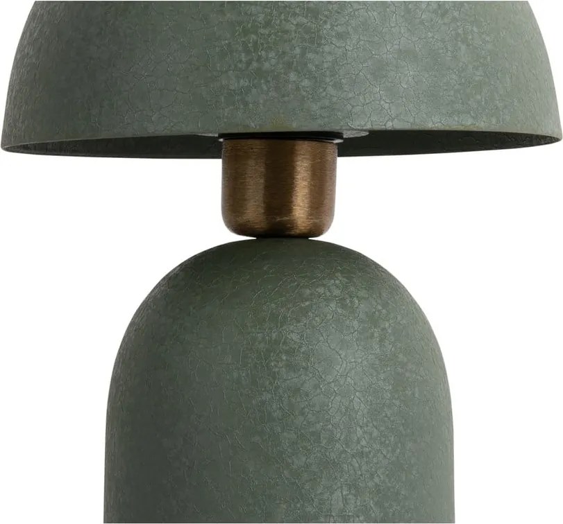 Зелена настолна лампа с метален абажур (височина 30 cm) Boaz – Leitmotiv