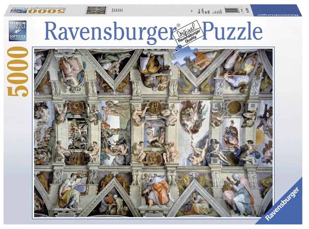 Пъзел Ravensburger 17429 The Sistine Chapel - Michelangelo 5000 Части