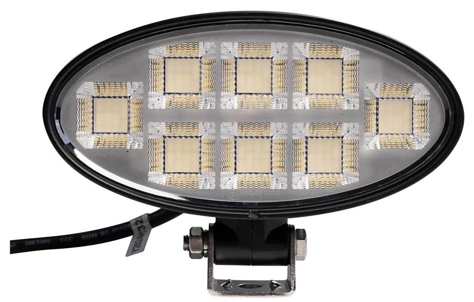 LED Автомобилен прожектор BLACK LED/160W/10-30V IP69 5700K овален
