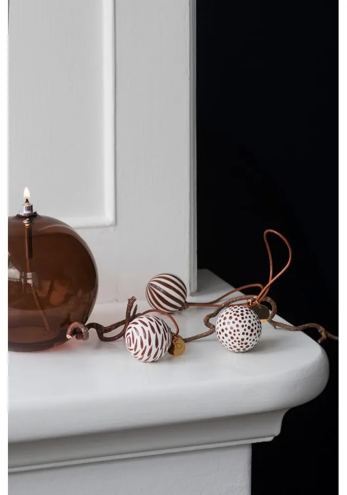 Стъклена маслена лампа (височина 11 cm) Aura – Mette Ditmer Denmark