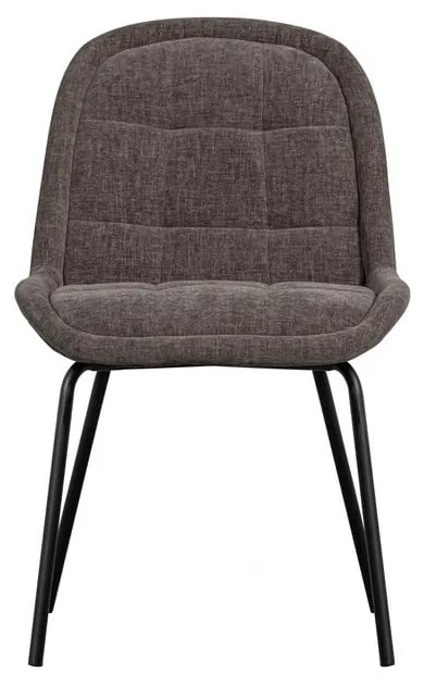 Сиви кадифени трапезни столове в комплект 2 бр. Crate – WOOOD