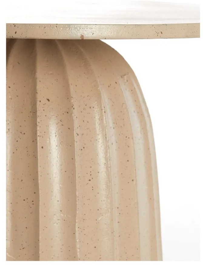 Метална кръгла странична масичка ø 60 cm Veglia – Light &amp; Living