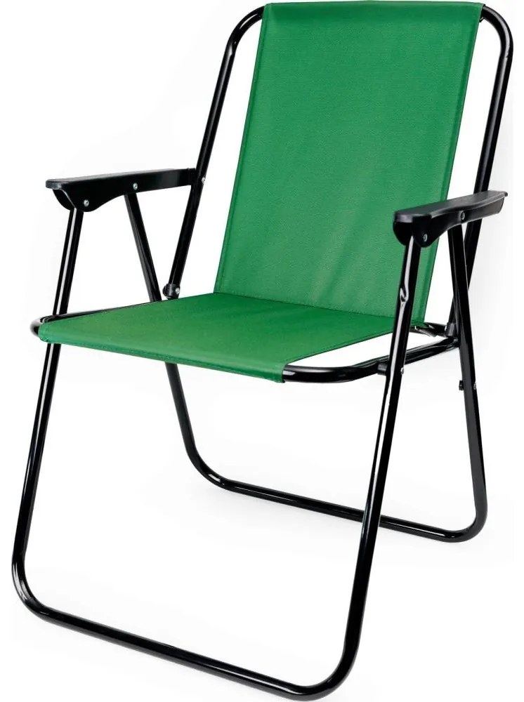 Сгъваем къмпинг стол зелен