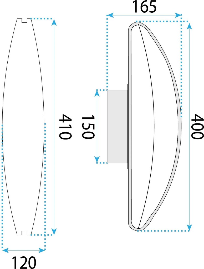 Аплик LED G125-W Rose Gold