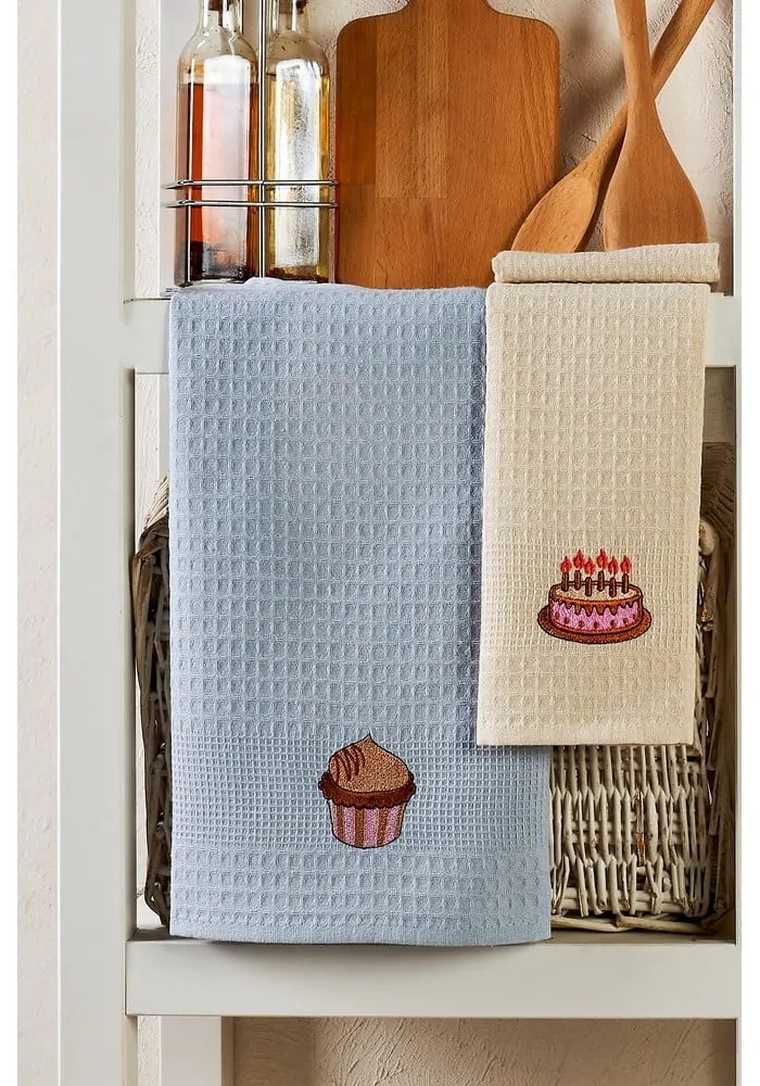 Памучни кърпи за съдове в комплект от 6 бр. 40x60 cm Cake – Foutastic