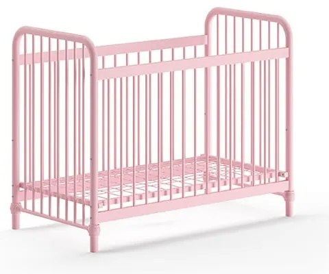 Розово метално детско легло 60x120 cm BRONXX - Vipack