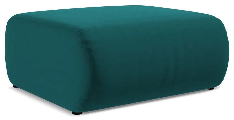 Тюркоазена кадифена табуретка Ekahi – Makamii