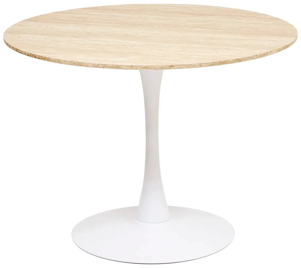 Трапезна маса atmosphera Elias, MDF, 100x76 cm - Бял