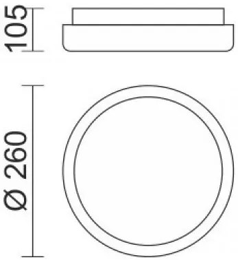 Лампа за таван Ring P LED-18W