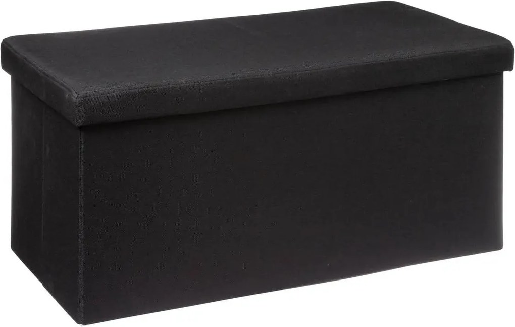 Двоен сгъваем пуф 5five Mix & Modul, 76 cm - Черен