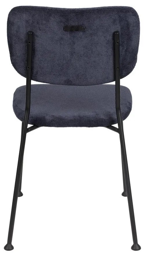 Тъмносини трапезни столове в комплект от 2 броя Benson - Zuiver