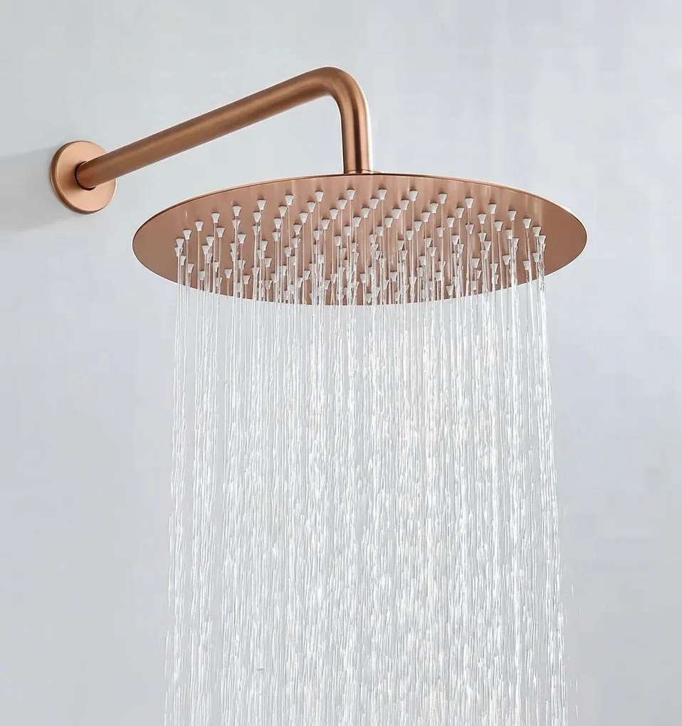 Душ система за вграждане Rea Ontario Brush Copper + BOX