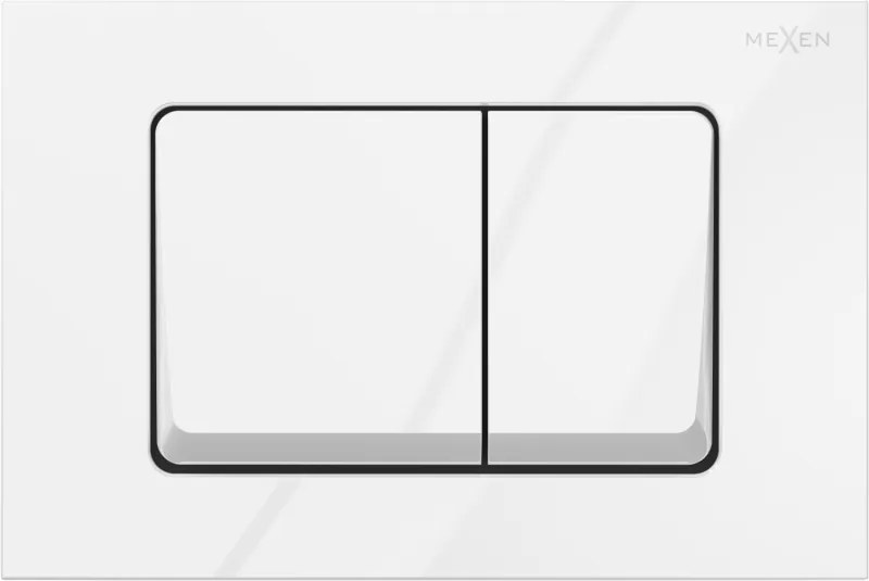 Mexen Fenix Air 10 XS пневматичен бутон за промиване, бял гланц - 6A1000