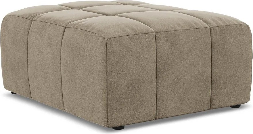 Кафява кадифена табуретка Aloha – Makamii