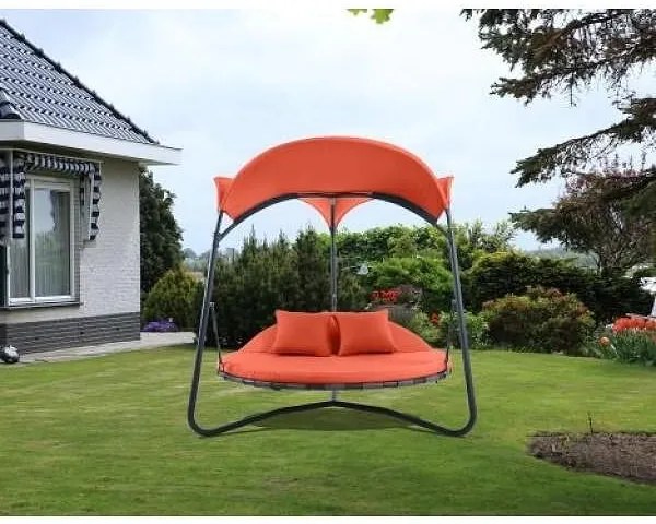 Градинска люлка със сенник My Garden "Butterfly" 209х209х205см ,MT041046_terracotta