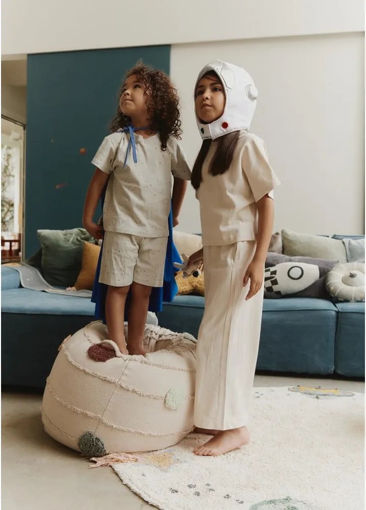 Кремав детски пуф Solar System – Lorena Canals