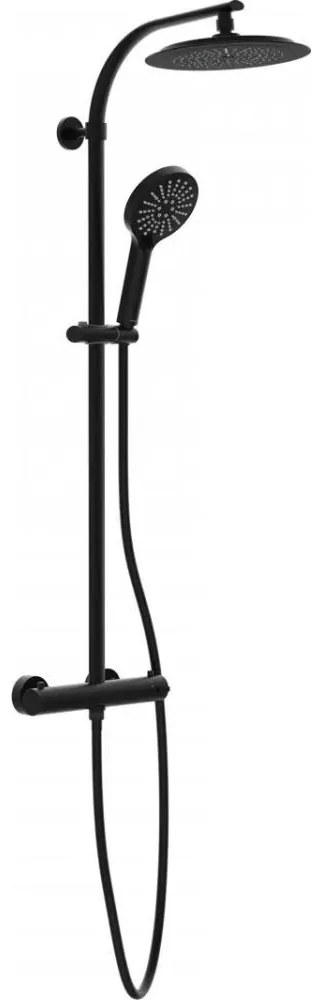 Schütte 60076 - Душ комплект с термостатен смесител MADURA FRESH черен