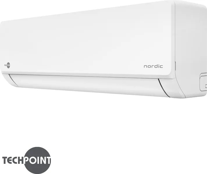 Инверторен климатик TechPoint NPT 24 X-PRO NORDIC, 24000 BTU, 45 м2, А++, Wi-Fi, R-32, Golden Fin, Бял