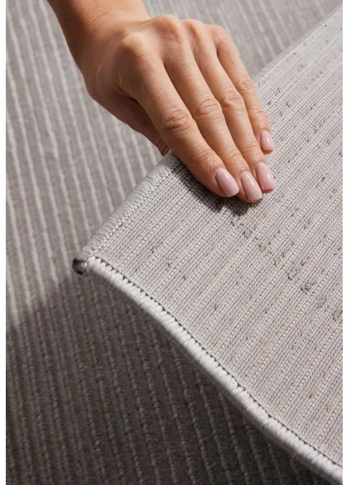 Сив/кремав килим 160x235 cm Perles Dolomite – Elle Decoration