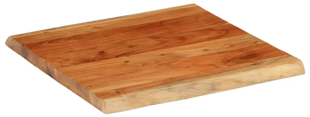 370626 vidaXL Плот за бюро 80x80x2,5 см квадратен дърво масив акация жив ръб