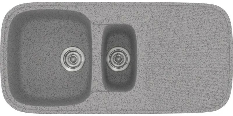 Мивка Sanitec 301-Granite Grey