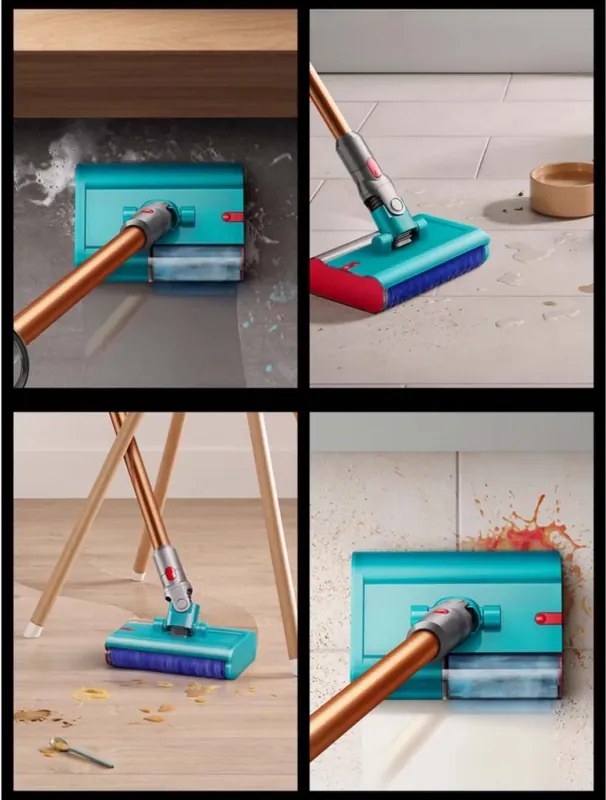 Вертикална прахосмукачка Dyson V10 Cyclone Submarine 594446-01, 150AW, 0.76 л, 60 мин, Сухо/мокро, 3 режима, Хигиенично изпразване, Root Cyclone™, Никел/тюркоаз