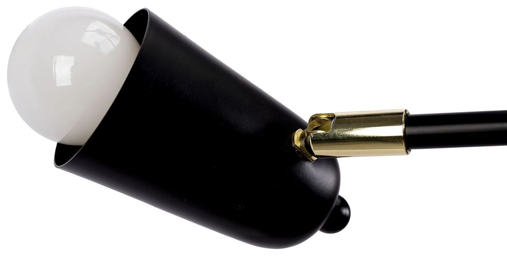 Лампа APP1708-4CP BLACK + GOLD