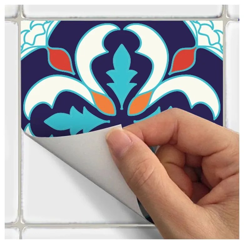 Комплект от 60 стикера за стена Tiles Azulejos , 10 x 10 cm Antibes - Ambiance