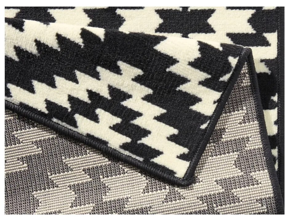 Черно-бяла пътека , 80 x 250 cm Basic Nordic - Hanse Home