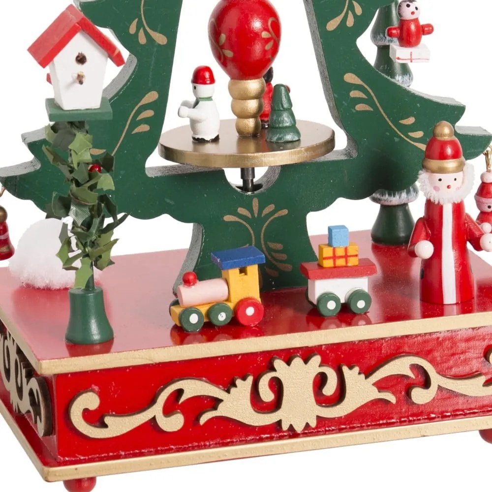 Дървена музикална играчка (височина 24 cm) Christmas Tree – Casa Selección