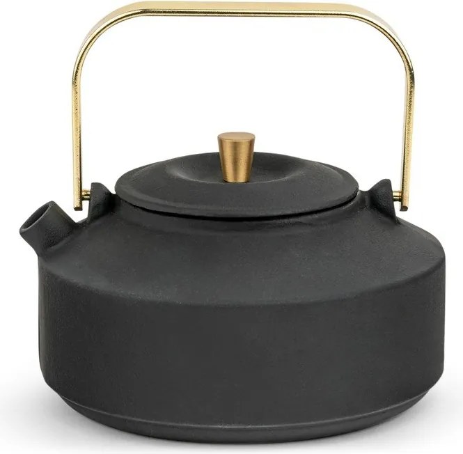 Черен чугунен чайник с цедка 1 l Shangdong – Bredemeijer