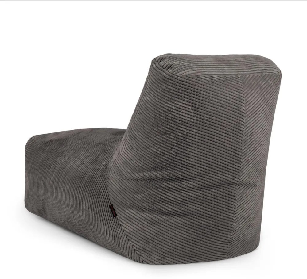 Пуф от рипсено кадифе в тухлен цвят Tube – SLOWDOWN